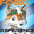 Character Reference Sheet: Kaiden Foski (fox-husky) © Foski, 2011