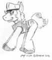 Handy Hooves sketch by Zenywolf