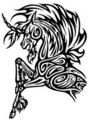 Tattoos - Rearing Unicorn