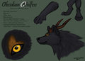 Obsidian - Character Reference by ObsidianWolfess
