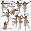 9 angels dancing by AngelFyre