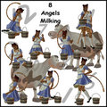 8 Angels a Milking by AngelFyre