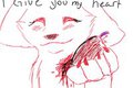 I give you my heart by TheKirinWolf