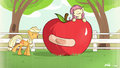 'Get away from my apple!'