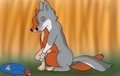 After a long day. by Silverwolf626