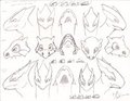 Pokemon Head Sketches 2 by Neos8