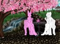 YCH auction- Cherry blossom  Tea garden