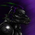 OC: Zaxesh - Shadow Dragon Hybrid [Old]