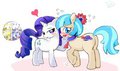 MLP Rarity and Coco Pomel by 1041uuu