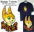 Painted Badge Style T-Shirts