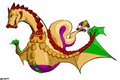 Bijoumon Creature Concept - Rainbow Sea Dragon
