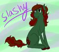 Slashy Pone by inkyblacknight