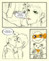 TMNT - First Kiss LxM: Page 1 by KungFuMikey