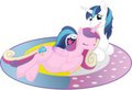 Pregnant Cadance with Shining Armor