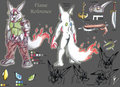 Commission: Flame - Ref by Viro