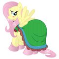 Pregnant Fluttershy in a Dress by Xniclord789x