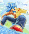 Sonic the Hedgehog by KrazyELF