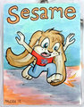 My own Precocious style Sesame badge! by LibidinousWonder