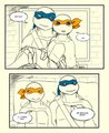 TMNT - First Kiss LxM: Page 9 by KungFuMikey