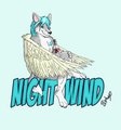 Nightwind Drinking Conbadge - By Bishop