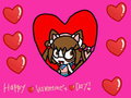 Happy Valentine's Day from Chelsea the Cat!