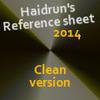 Haidrun's ref sheet 2014 (Clean)