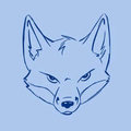 Free Art-Fox in Blue