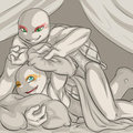 Raph Mikey - Pillow fort by blackdragonsama