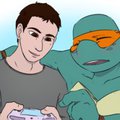 TMNT - Playing video games