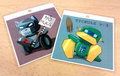 Robot-themed fursona conbadges! (art)