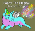 Poppy The Magical Unicorn Doge! by Craftyandy