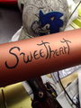 Sweetheart (scroll work started)
