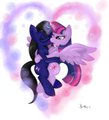 Commission: Xion and Twilight Sparkle