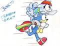 Sonic and Rainbow Dash