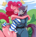MLP: Pinkie & Maud Pie by sssonic2