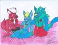 The Threesomes :3 by CorentinWolfie