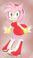 Amy Rose pose by TenshiGarden
