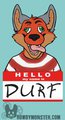 Durf Conbadge