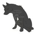 Wolf Sitting Pixels WIP