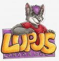 Lupus Londonwolf Badge 