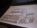 (Doodle)55 ford f100