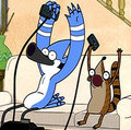 Mordecai and Rigby - Biscuit