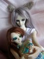 Commissioned Ball Jointed Dolls - Cuddling by LaiAyerus