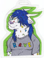 Rave  badge  by Kumowolf by RavePartycat