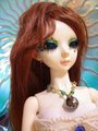Ocean Mist BJD Brown wig and Dress by LaiAyerus