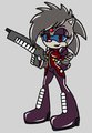 Robo-Sonia Hedgehog by accountnumber102