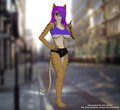 Tabitha the Tabby Clothed Version by KitsuneZetsumei