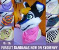 Various Sized Fursuit Bandanas Now On Storenvy by RowdyMonster