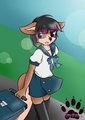 Schoolgirl Mekiko by Dirtypawz