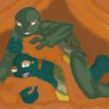 Raph Mikey - Pillow fort by pikachan